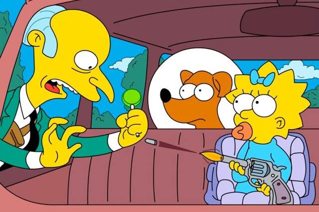 Bloomberg probably wouldn't have liked it, but if those toddlers had been armed like Maggie Simpson...
